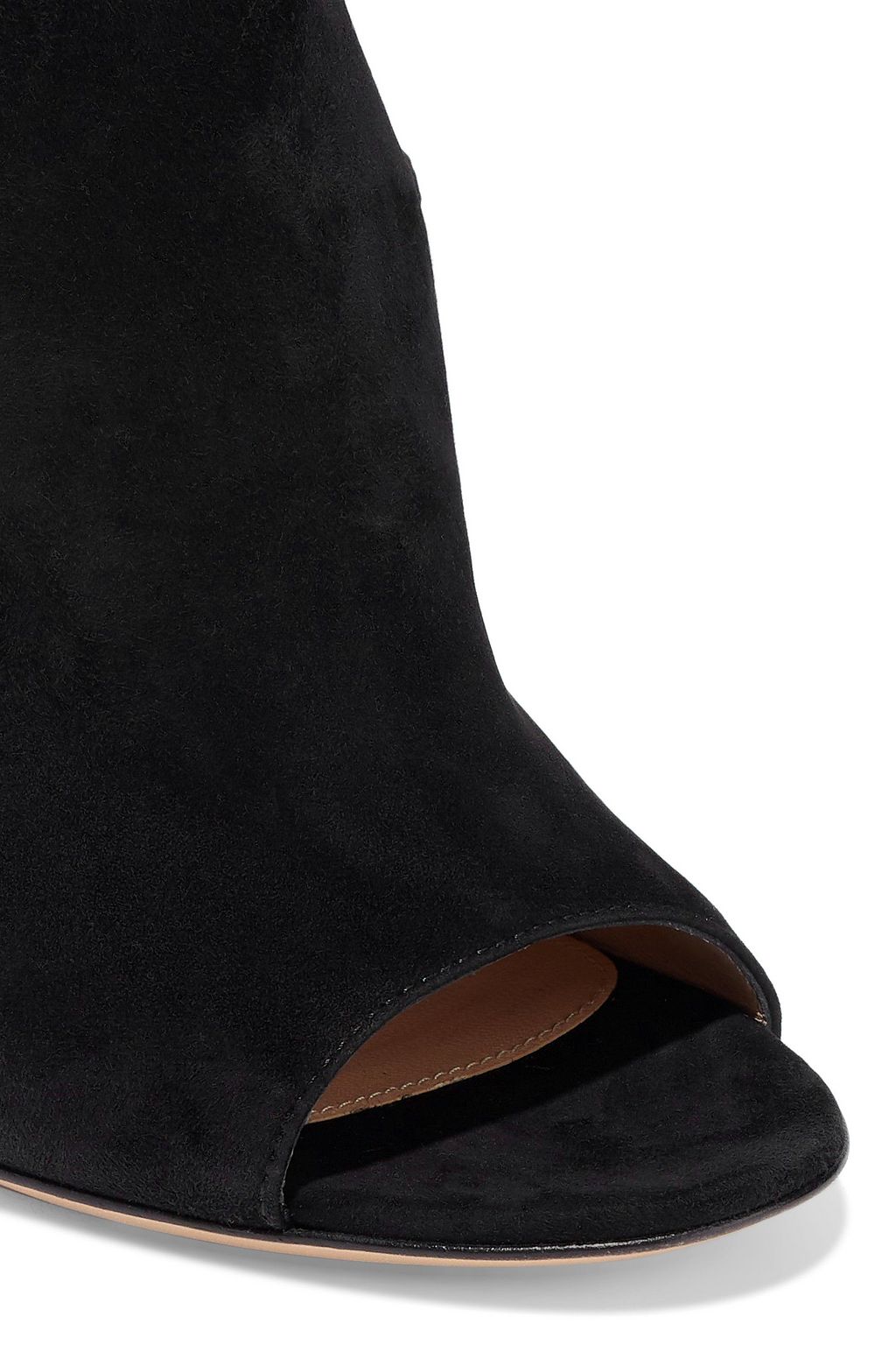 GIANVITO ROSSI Lace-up suede pumps