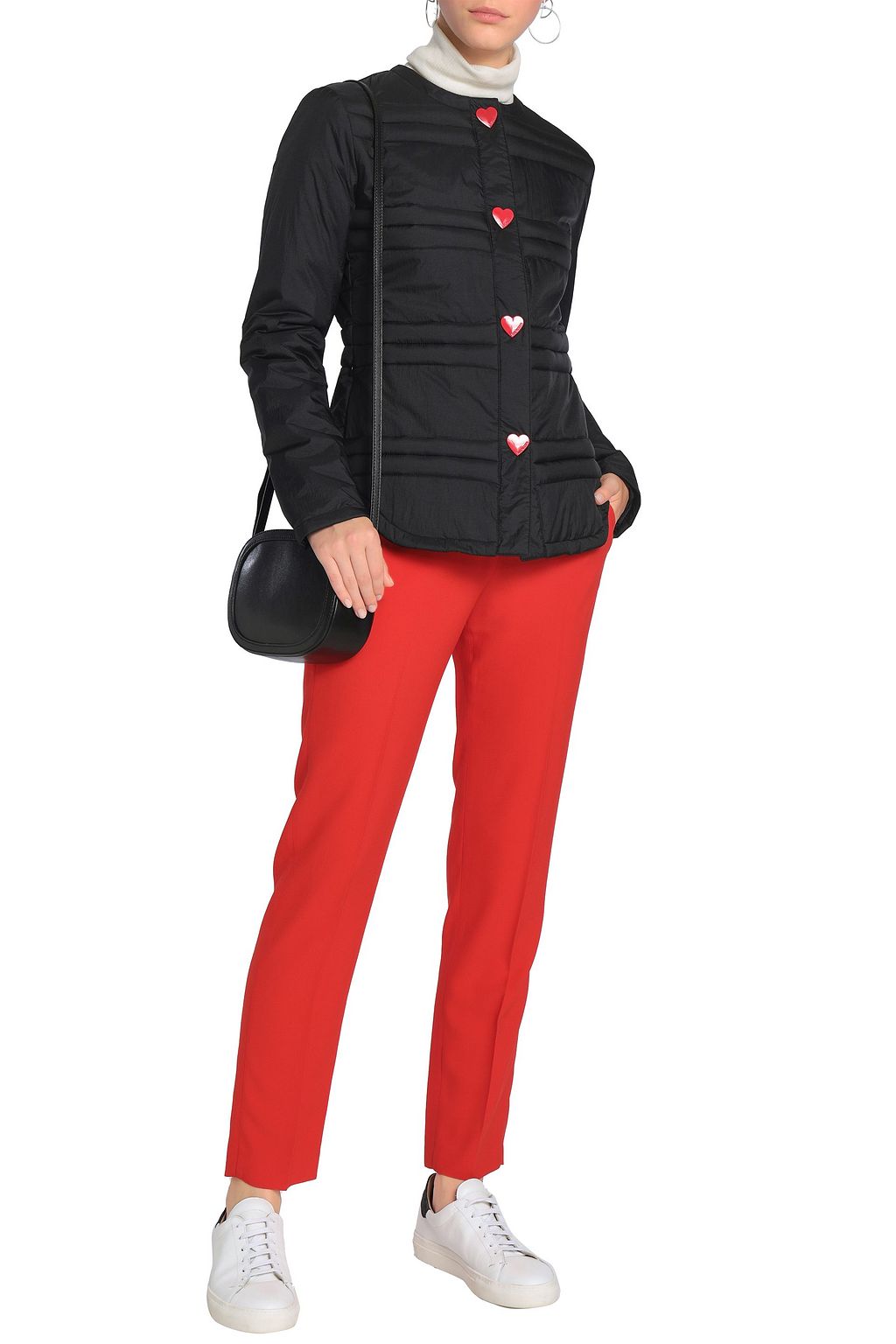 LOVE MOSCHINO Quilted shell down coat