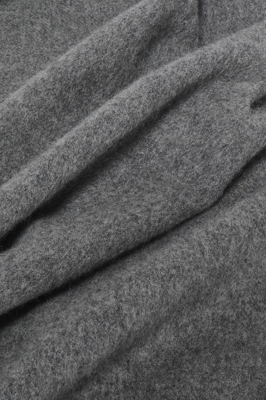 IRIS & INK Fringe-trimmed brushed-wool scarf