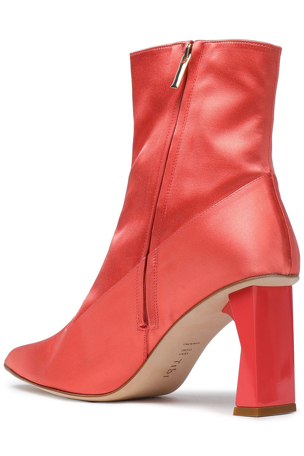 TIBI Satin ankle boots
