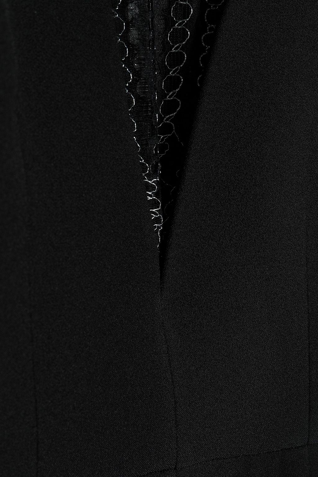SAFIYAA Lace-paneled crepe gown