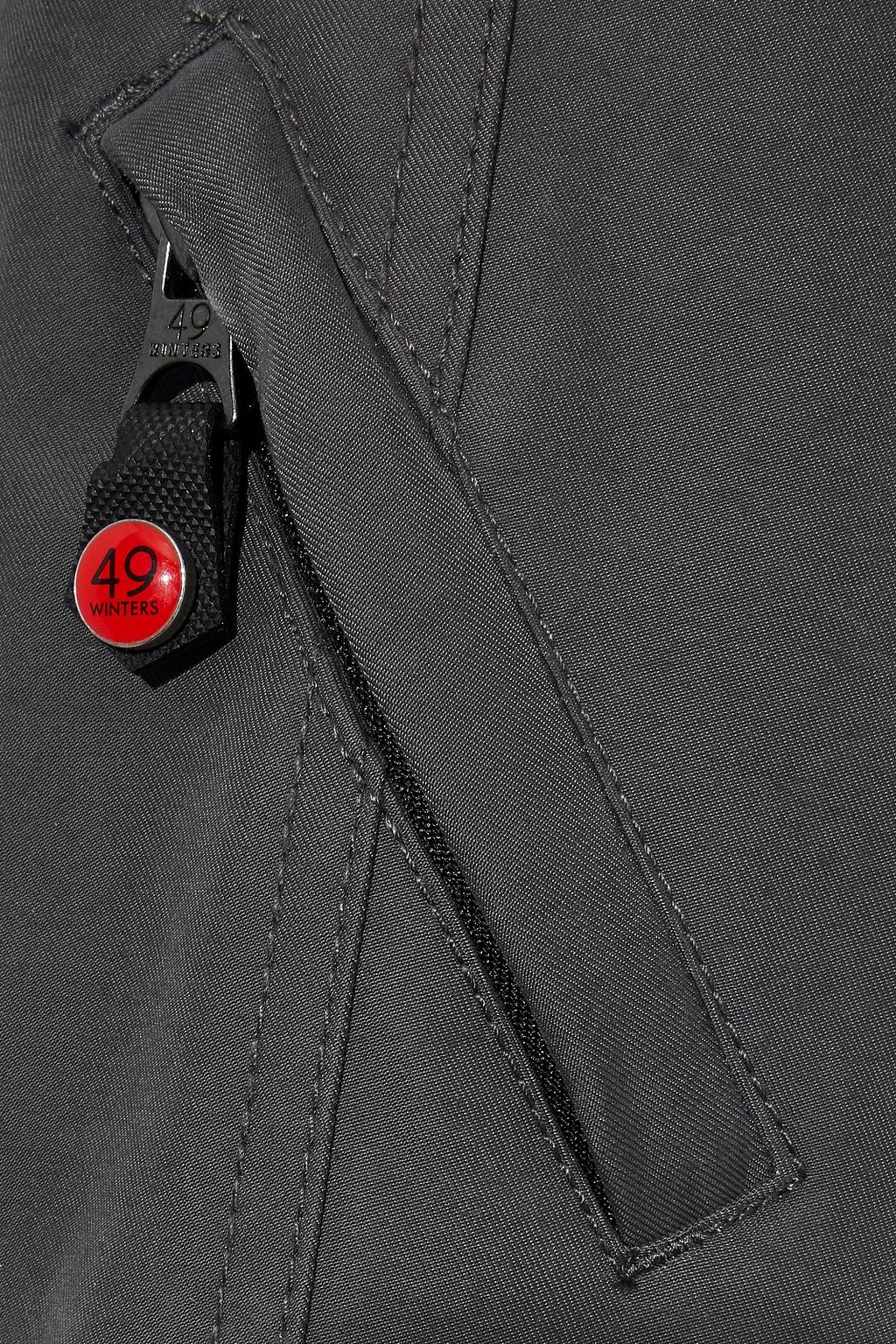 49WINTERS Twill down hooded coat