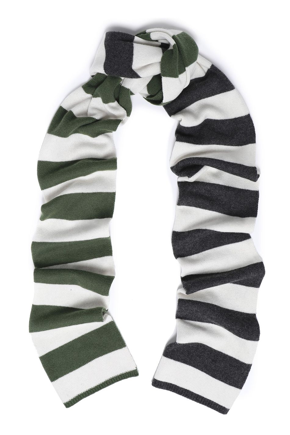 striped cashmere scarf