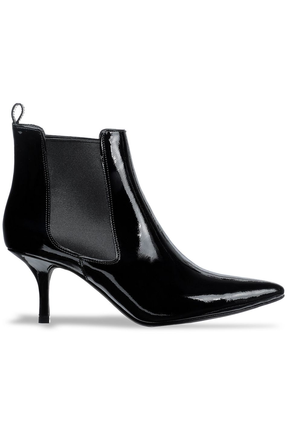 black and white leopard boots