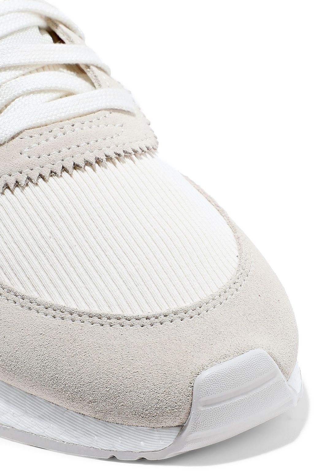 ADIDAS ORIGINALS I-5923 leather and suede-trimmed ribbed-knit sneakers