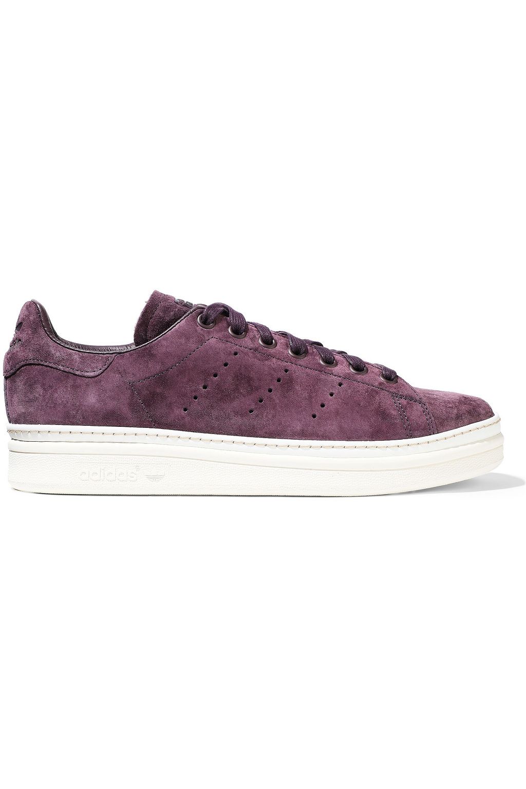 Bold perforated suede sneakers 