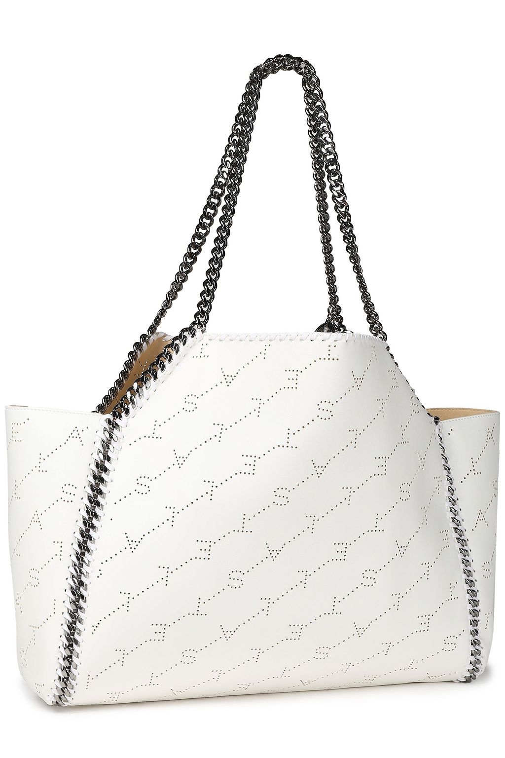 STELLA MCCARTNEY Falabella reversible perforated faux leather tote