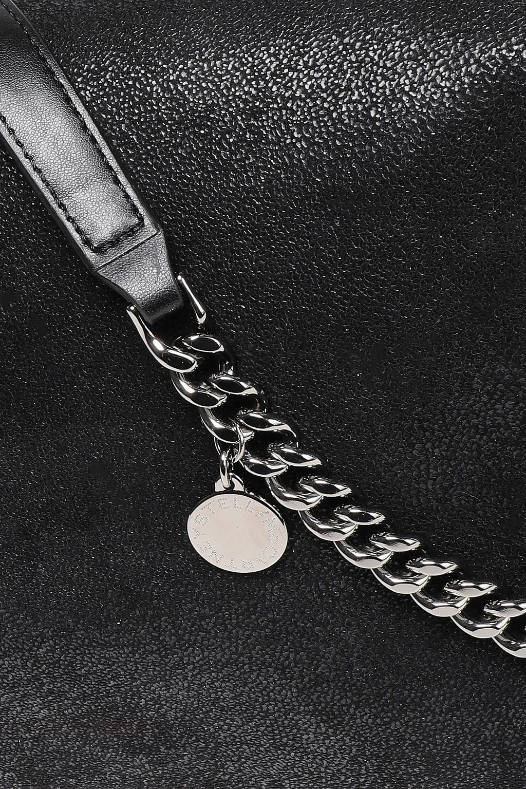STELLA MCCARTNEY Falabella faux brushed-leather shoulder bag