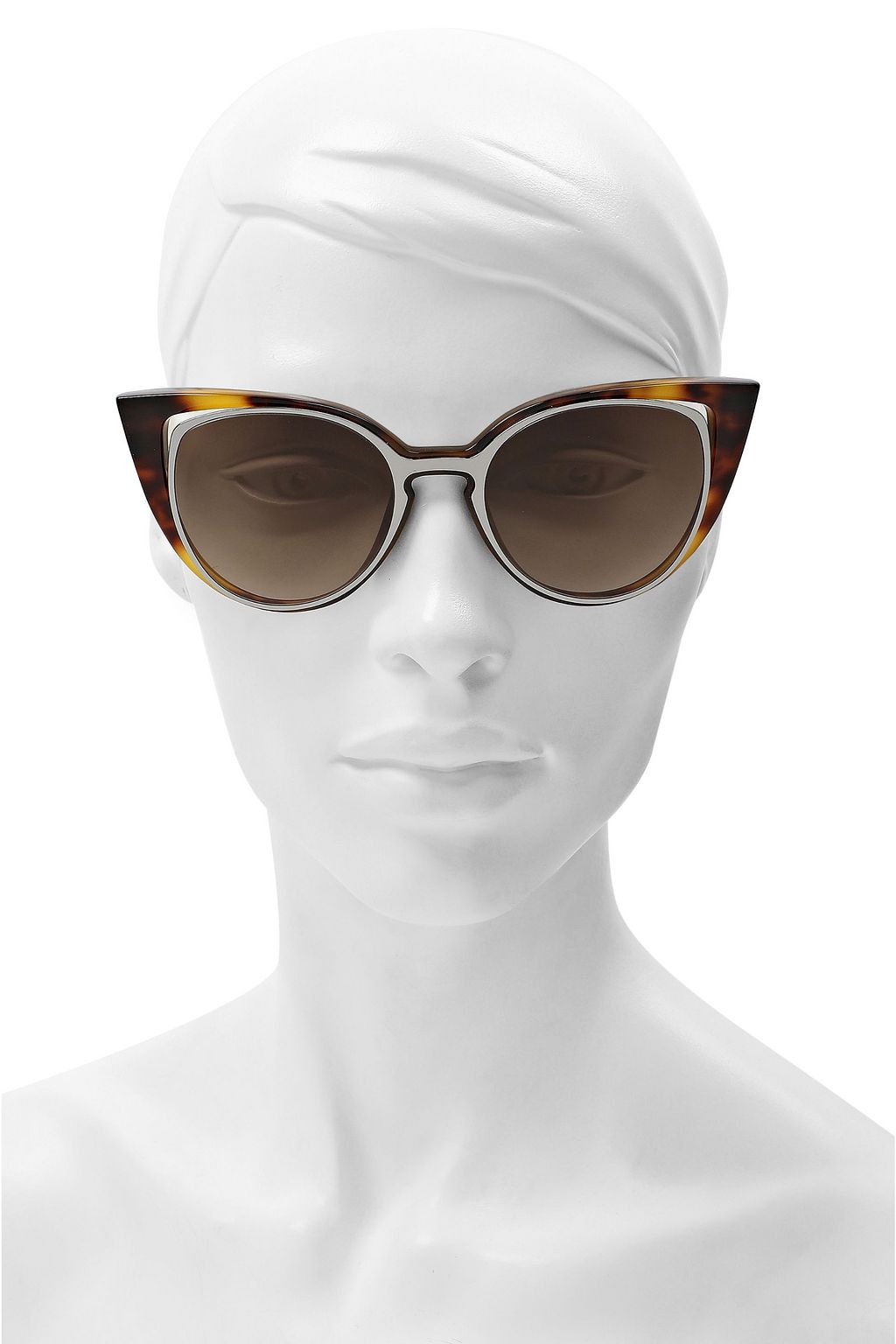 FENDI Cat-eye cutout acetate sunglasses