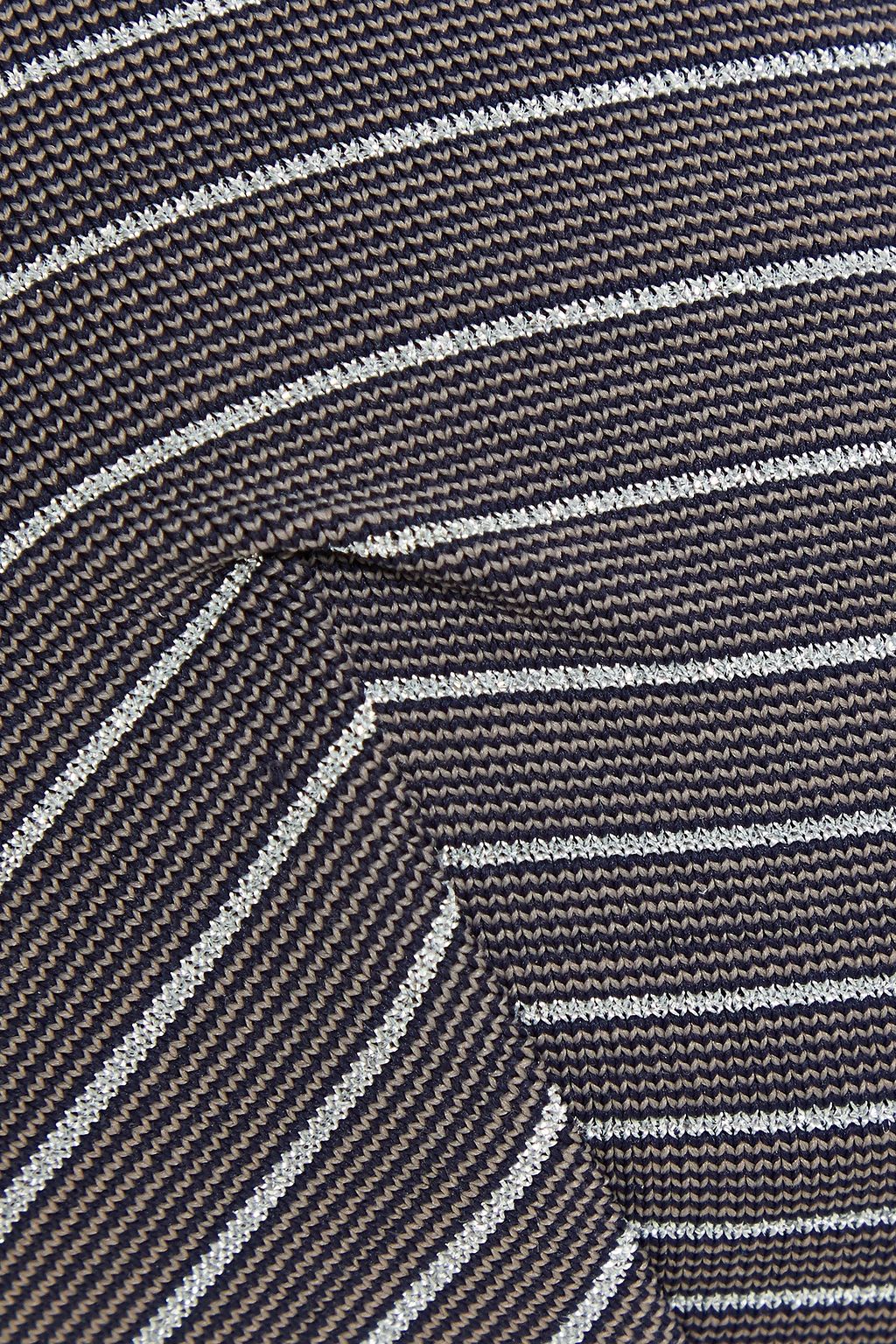JETS AUSTRALIA BY JESSIKA ALLEN Striped metallic bikini top