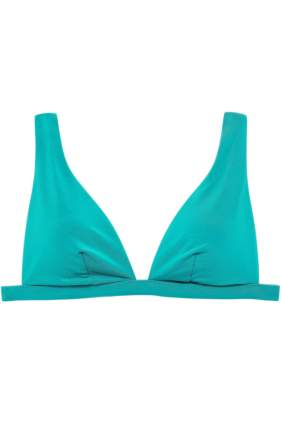 Jets Australia By Jessika Allen Woman Triangle Bikini Top Turquoise Size 12