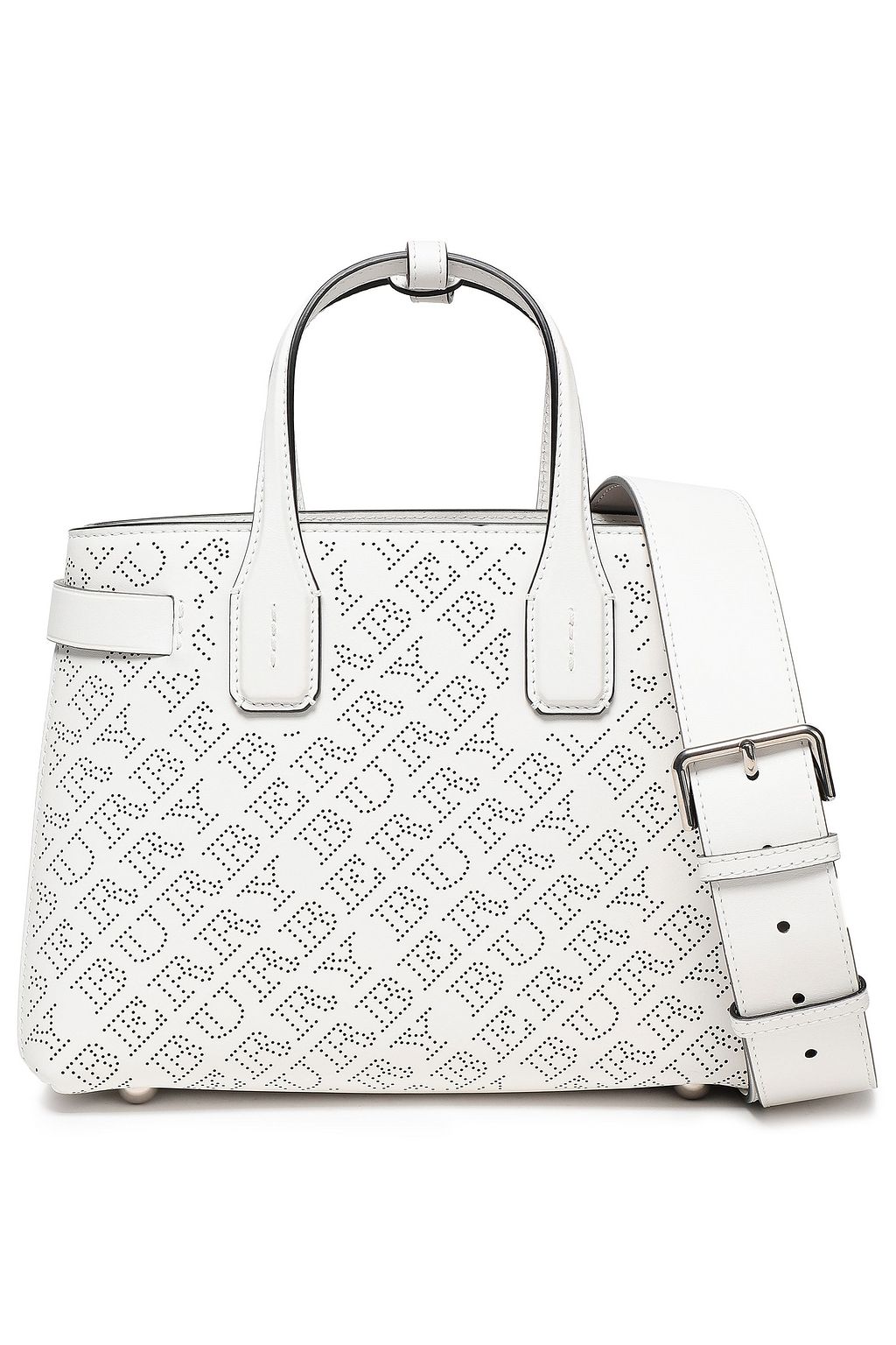 white burberry purse