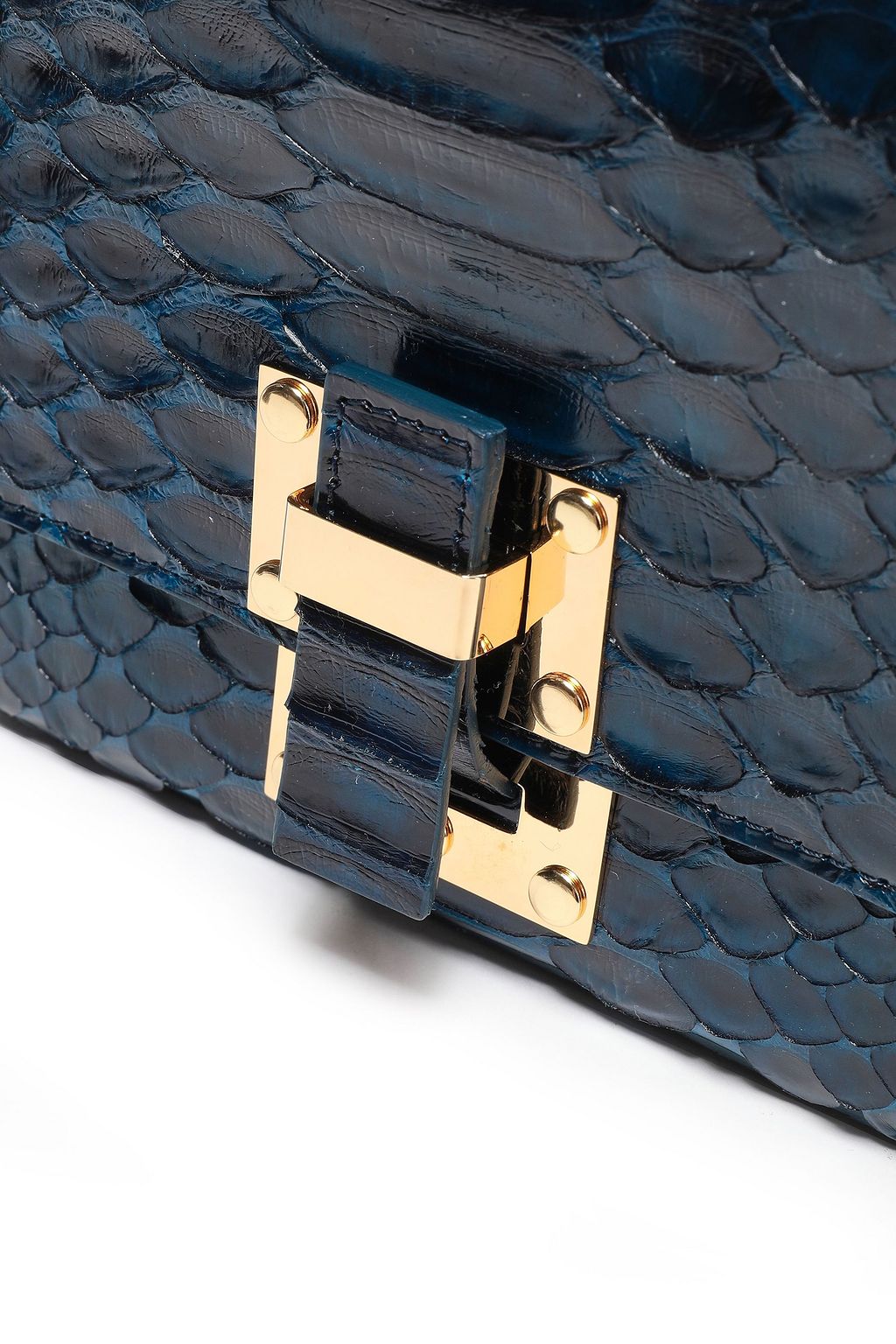 SOPHIE HULME Small Quick python shoulder bag