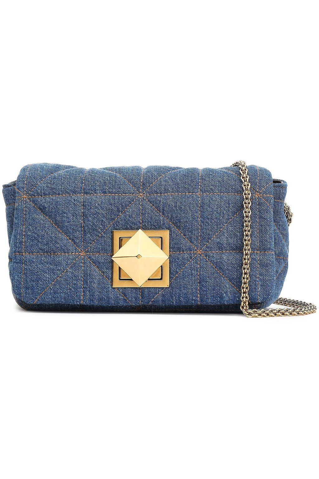 denim quilted bag