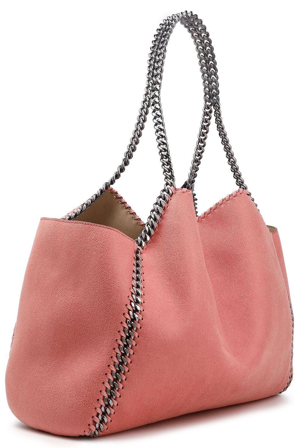 STELLA MCCARTNEY Falabella reversible faux brushed-leather tote