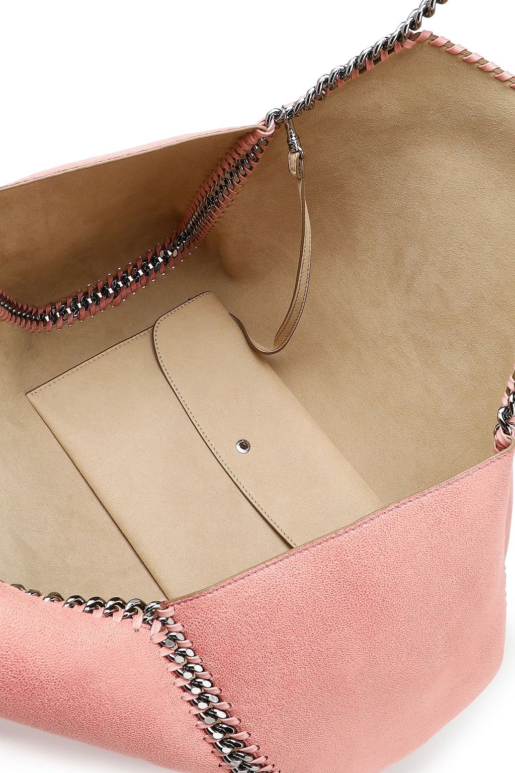 STELLA MCCARTNEY Falabella reversible faux brushed-leather tote