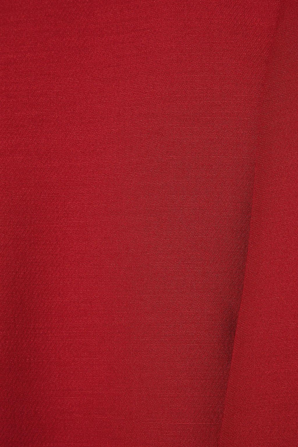 VALENTINO GARAVANI Fluted wool and silk-blend mini dress
