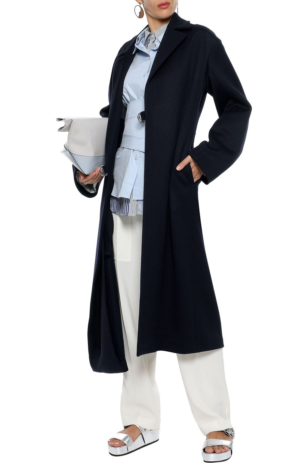 jil sander navy coat
