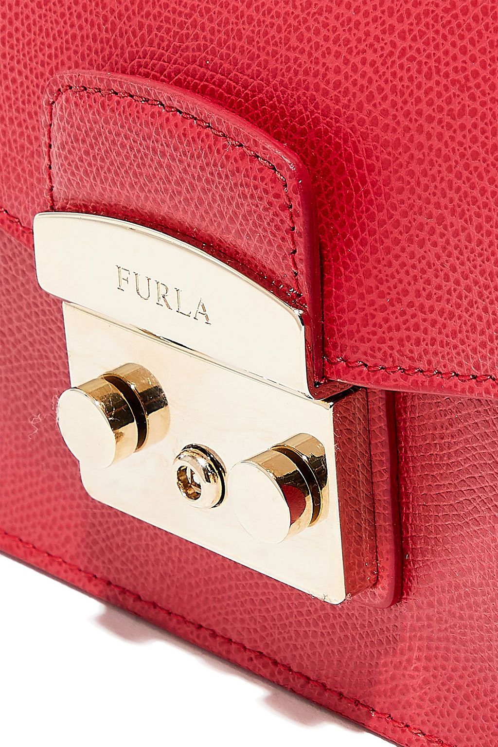 FURLA Metropolis textured-leather shoulder bag