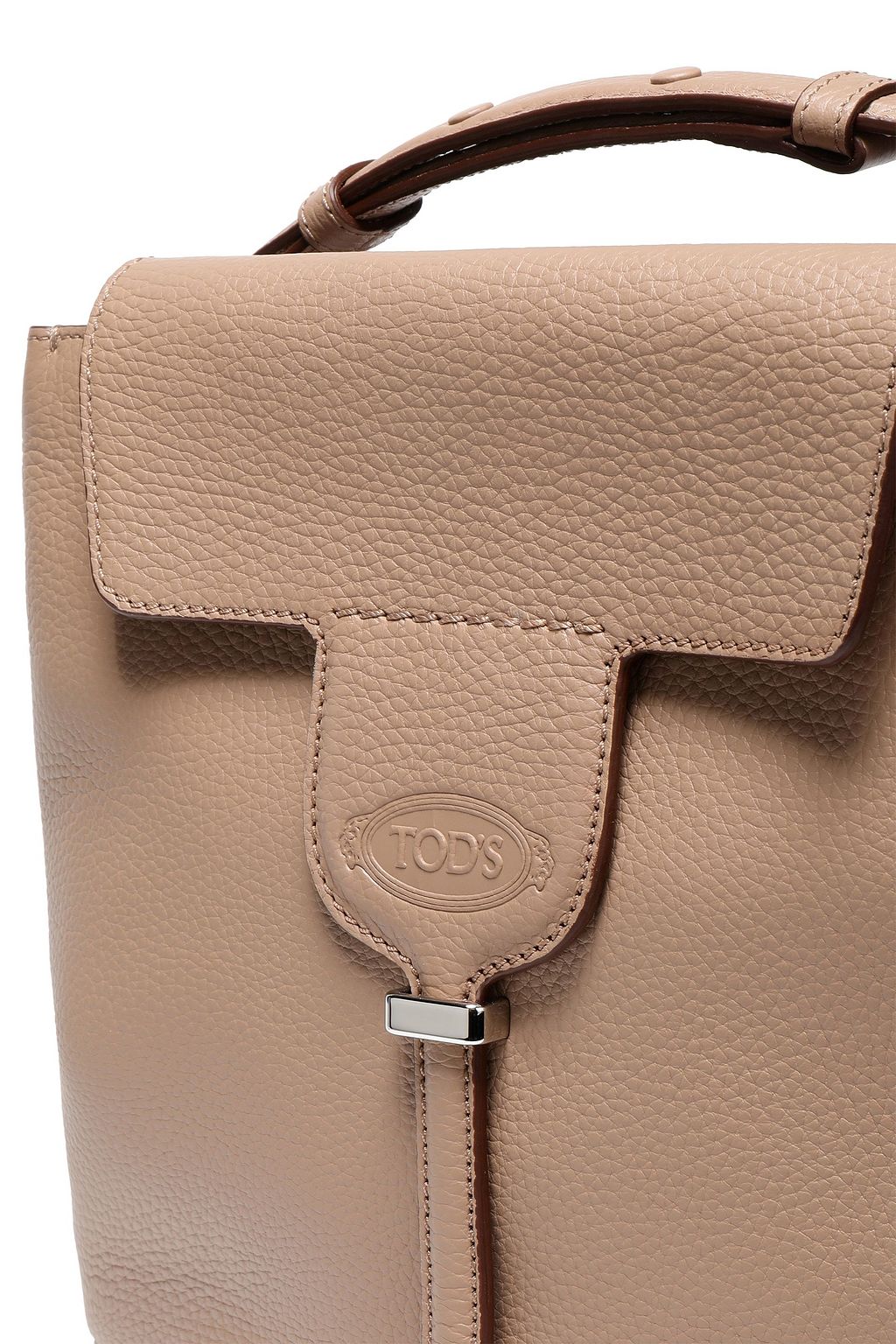 TOD'S Pebbled-leather tote