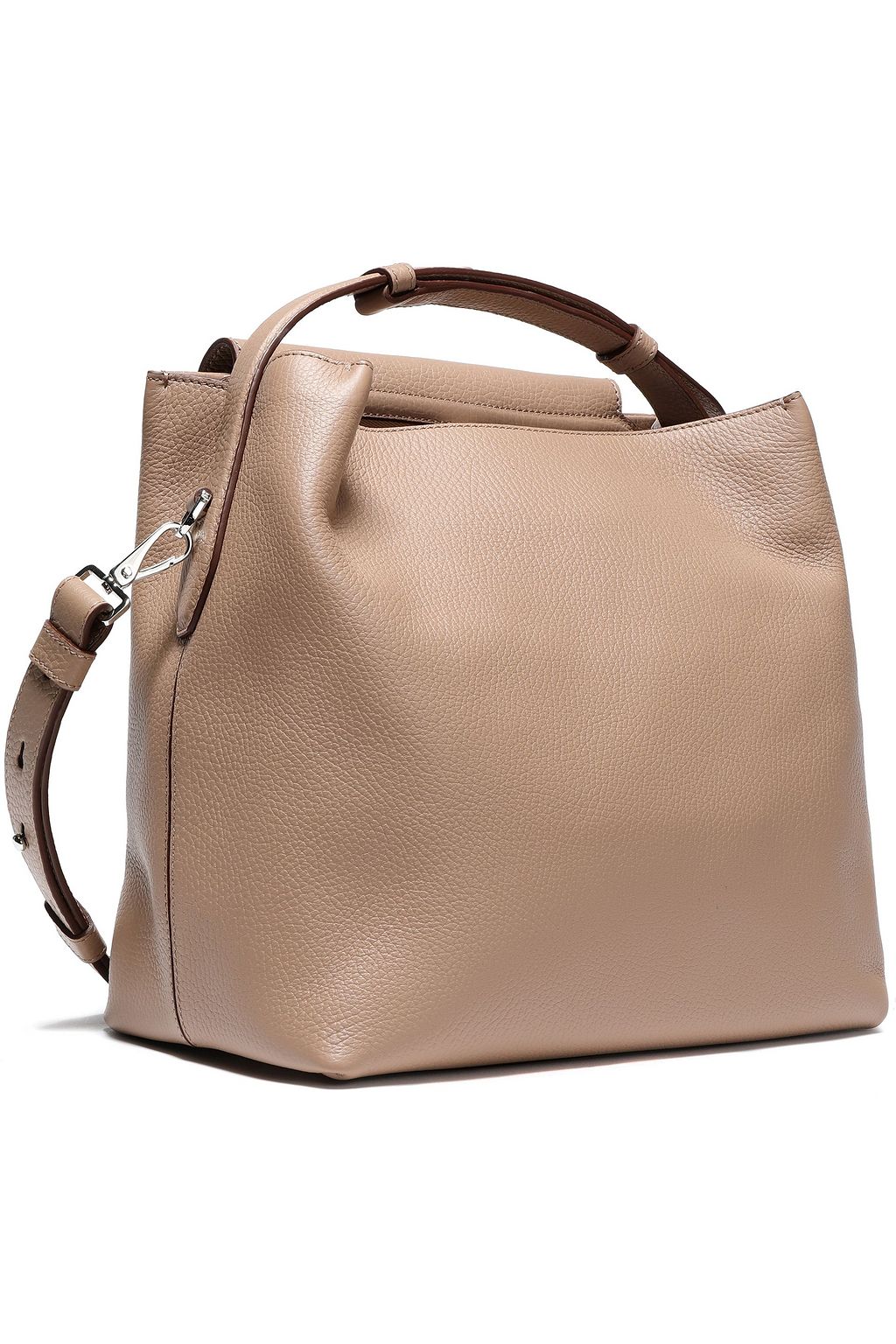 TOD'S Pebbled-leather tote