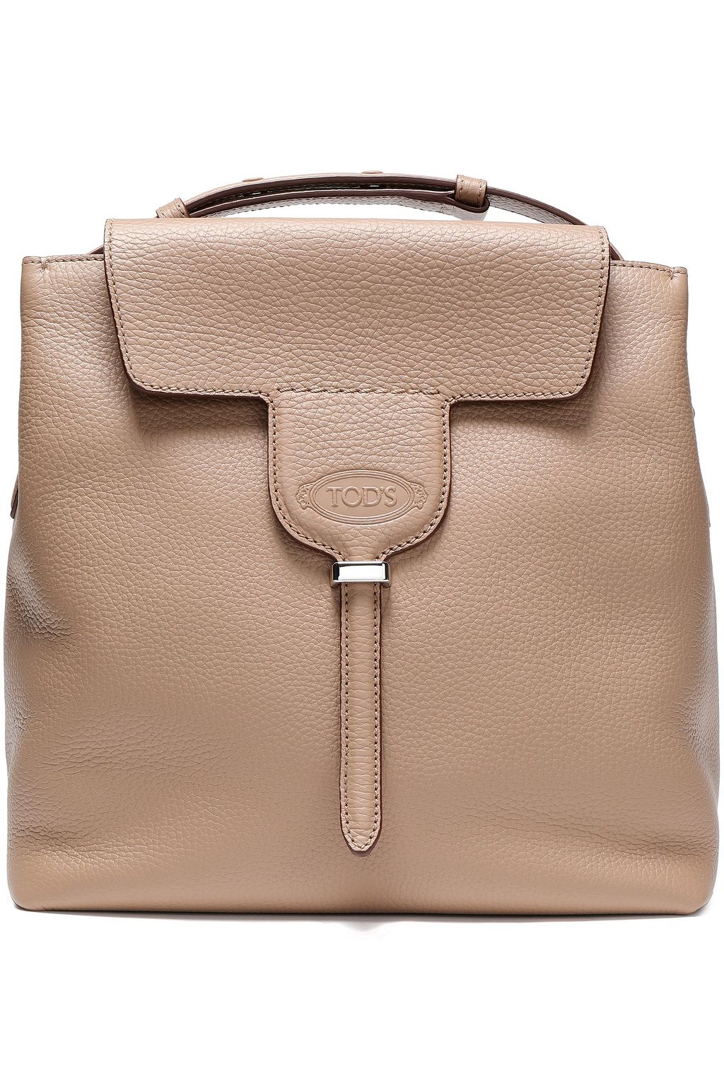 TOD'S Pebbled-leather tote