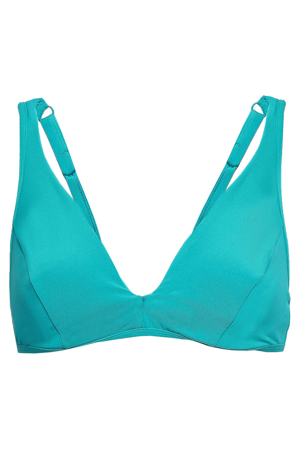 Jets Australia By Jessika Allen Woman Jetset Triangle Bikini Top Turquoise Size 8