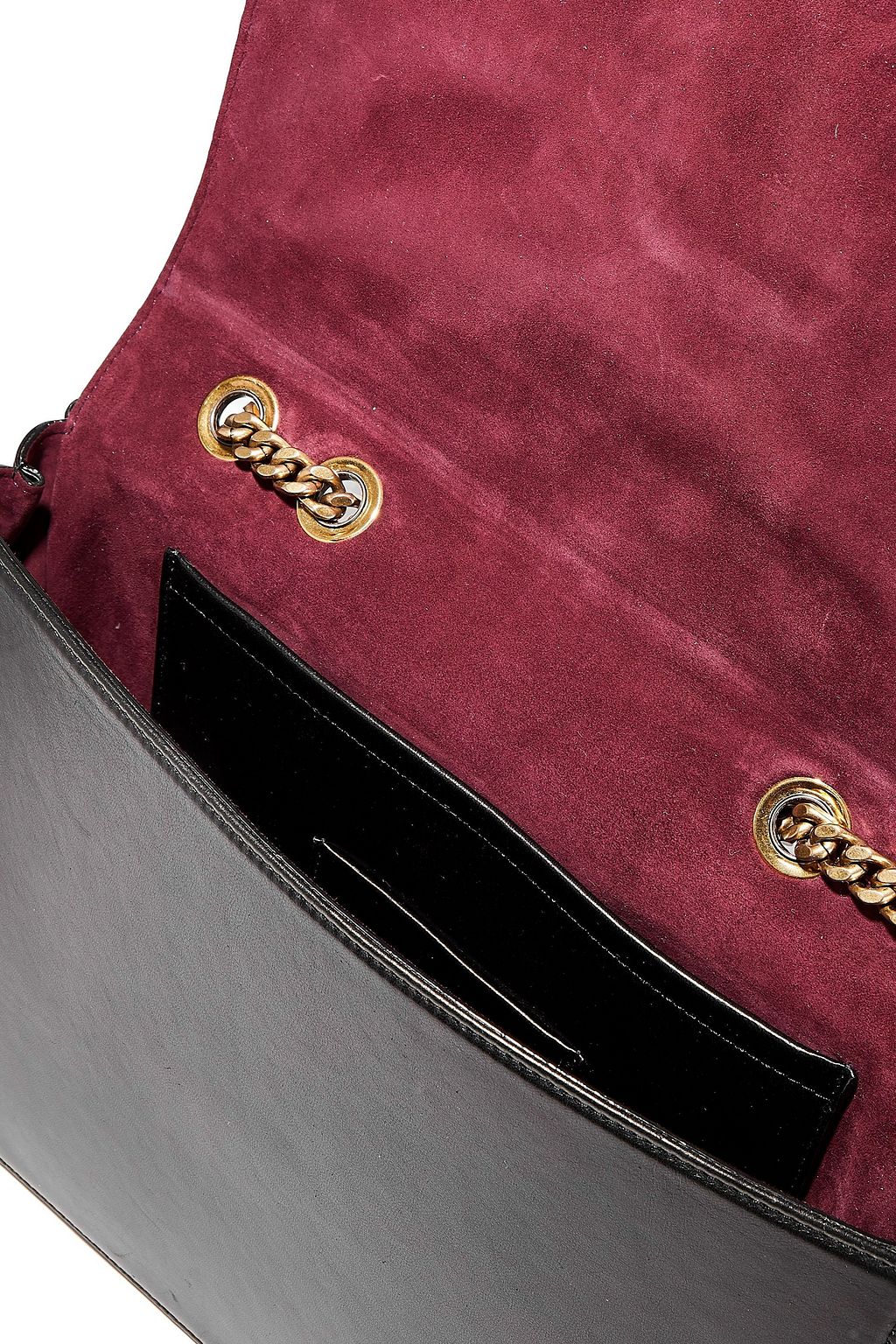 MARC JACOBS Embellished quilted leather shoulder bag