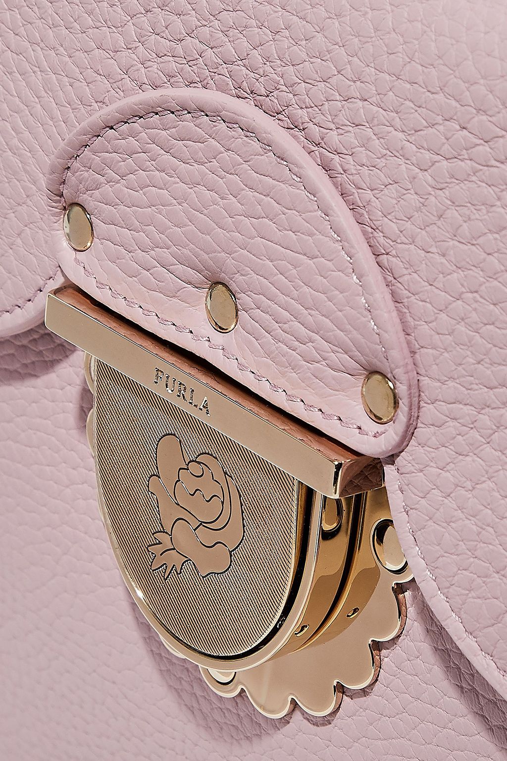 FURLA Ducale pebbled-leather shoulder bag