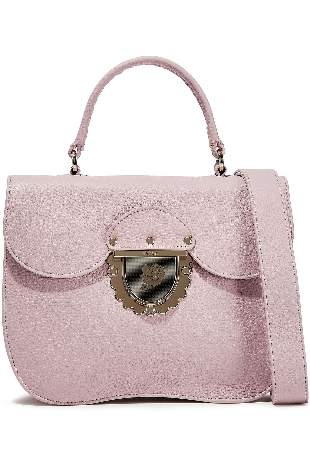 FURLA Ducale pebbled-leather shoulder bag