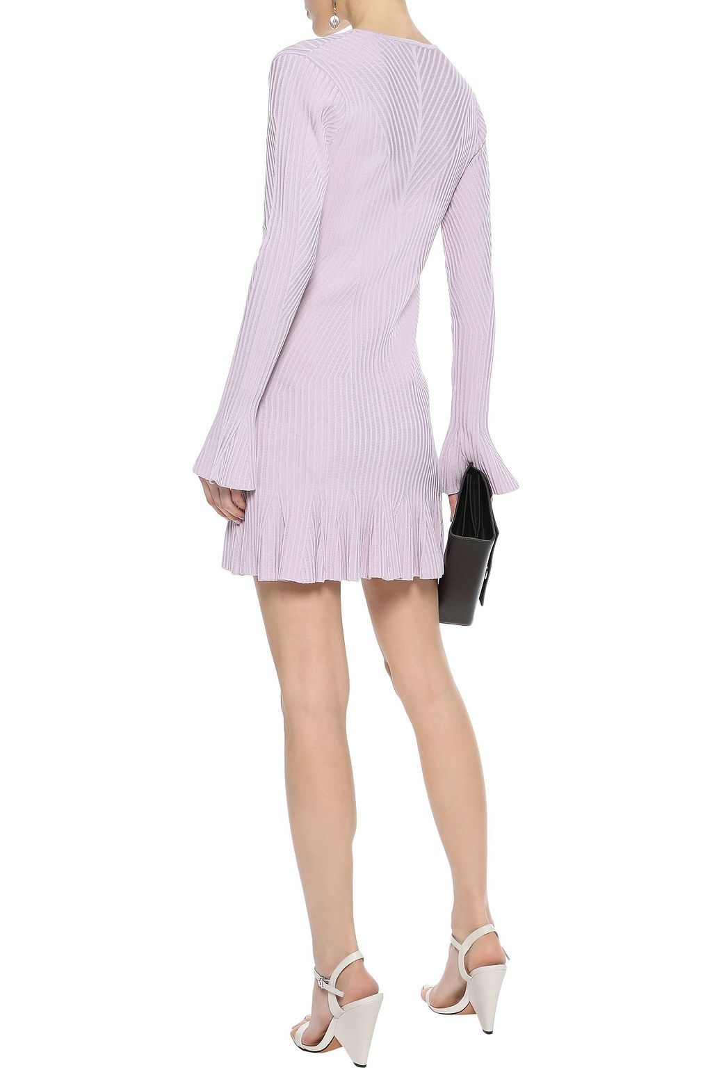 SIMKHAI Ribbed-knit mini dress