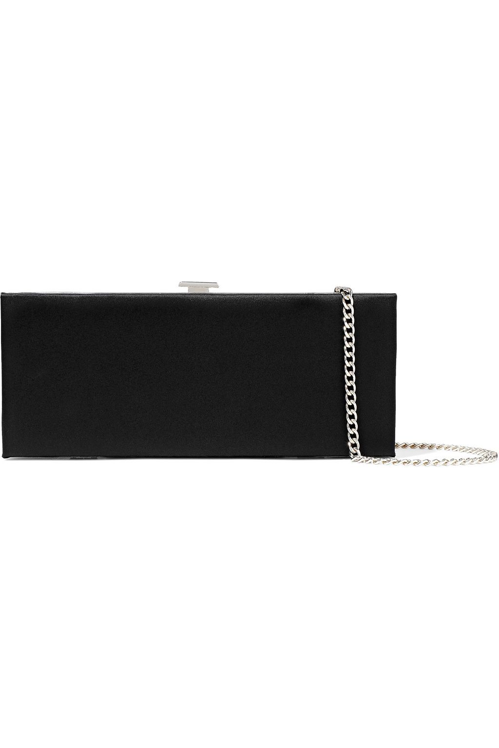 HALSTON Satin box clutch