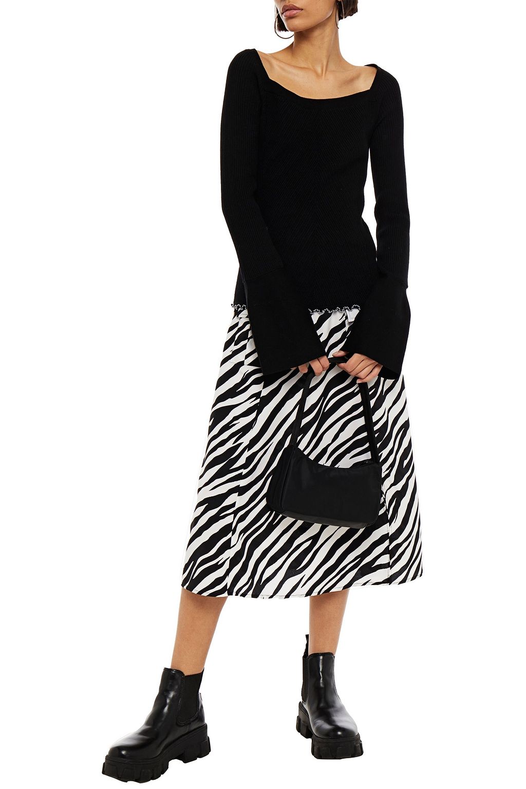 3.1 PHILLIP LIM Ribbed merino wool-blend sweater
