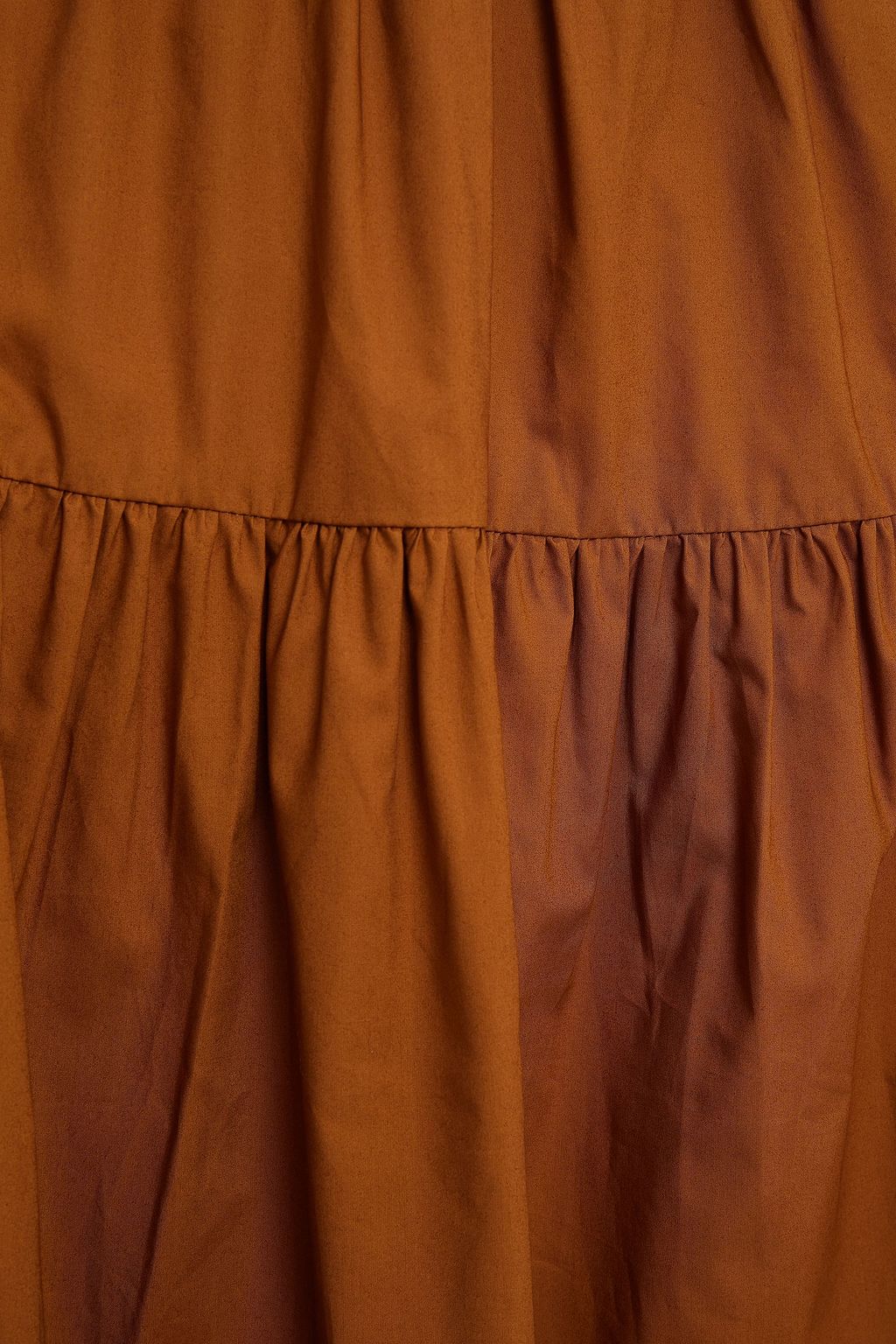 BAUM UND PFERDGARTEN Shai gathered cotton-poplin midi skirt