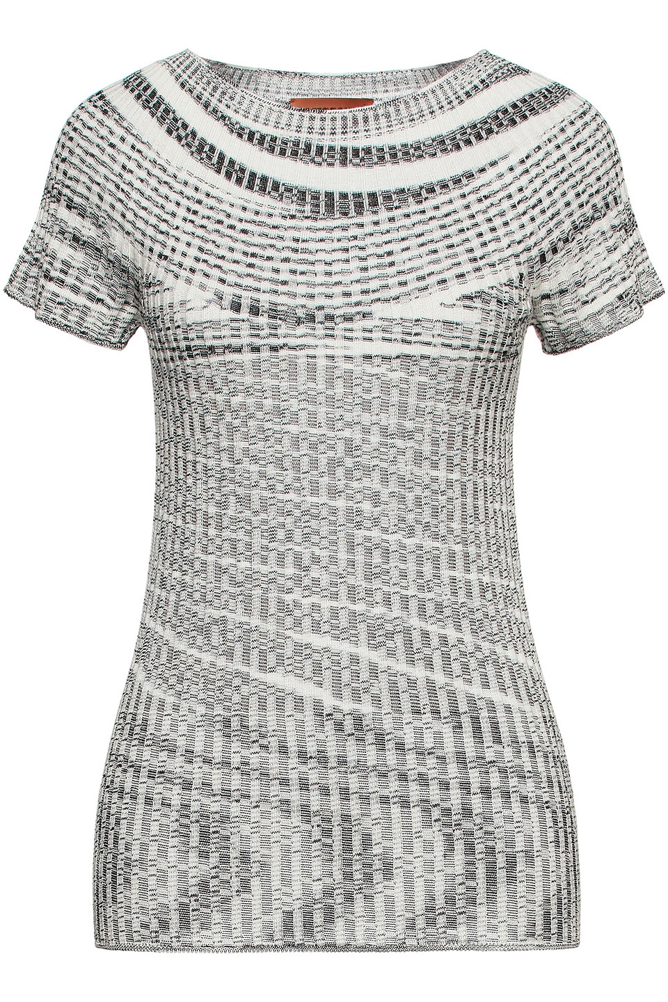 Missoni Woman Ribbed-knit Top White Size 40