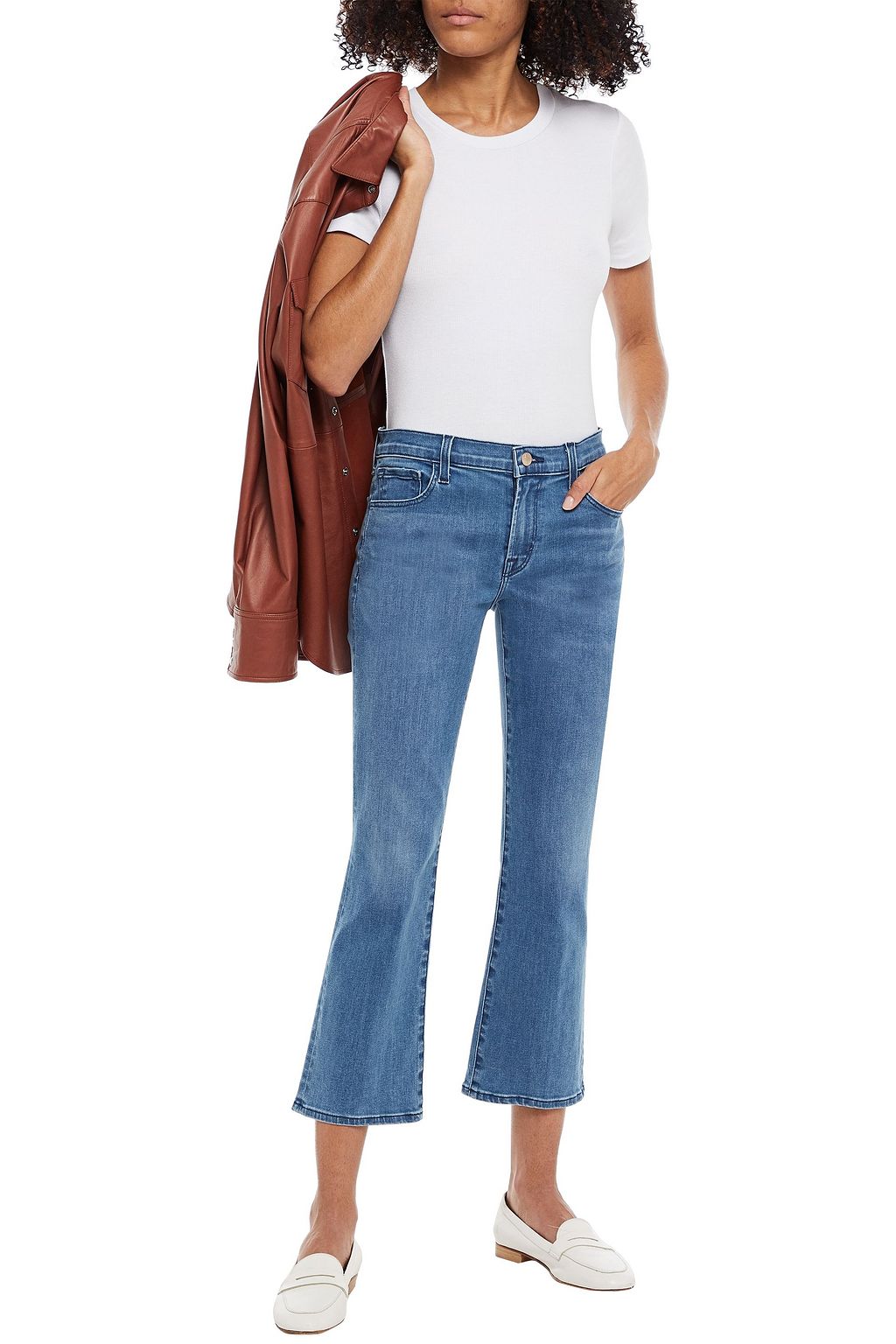 J BRAND High-rise kick-flare jeans