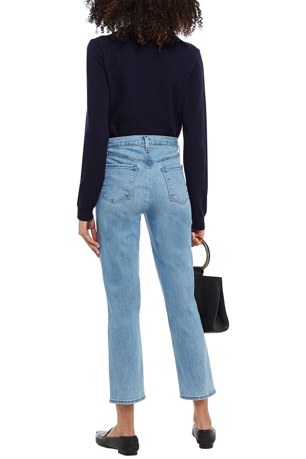 J BRAND Alma mid-rise straight-leg jeans
