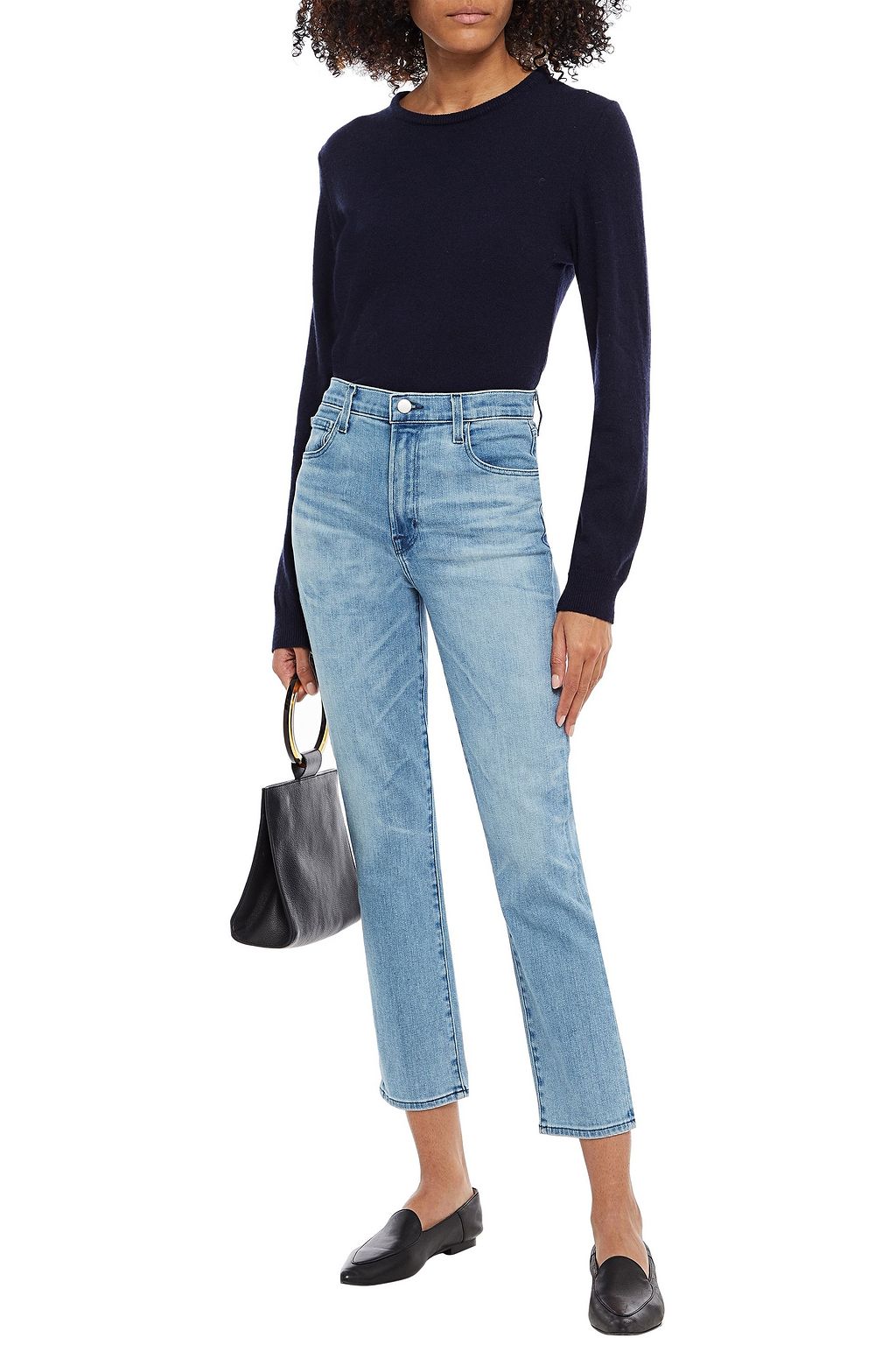 J BRAND Alma mid-rise straight-leg jeans