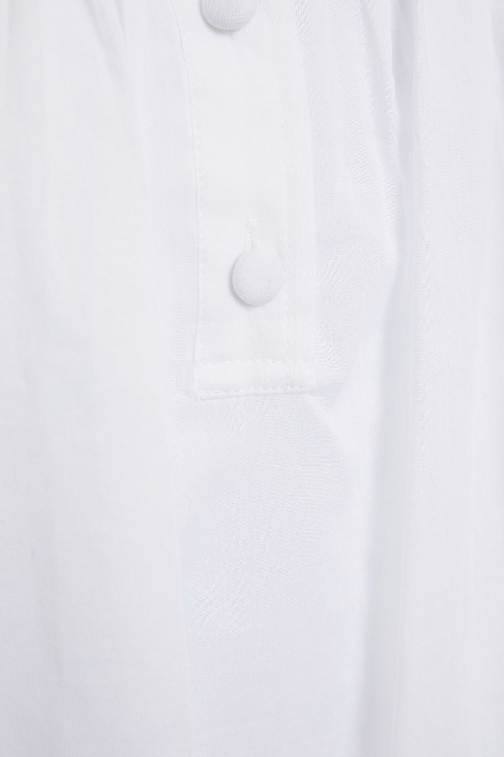 MICHAEL MICHAEL KORS Gathered cotton blouse