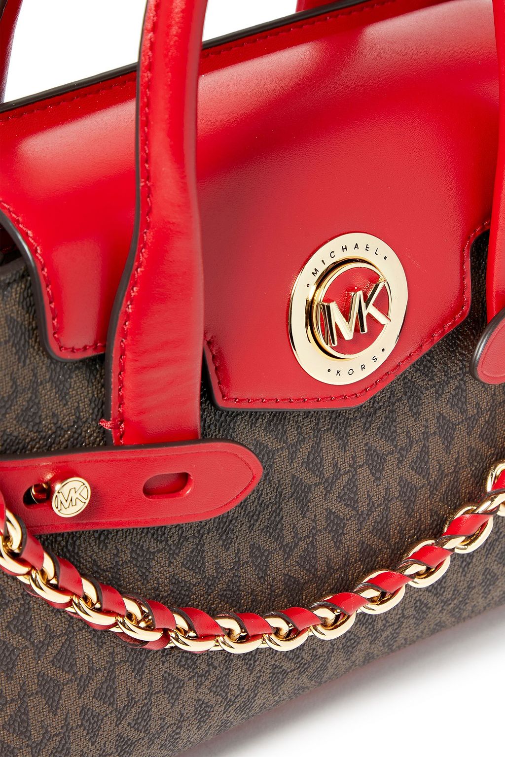 MICHAEL MICHAEL KORS ロゴプリントフェイクレザー トートバッグ