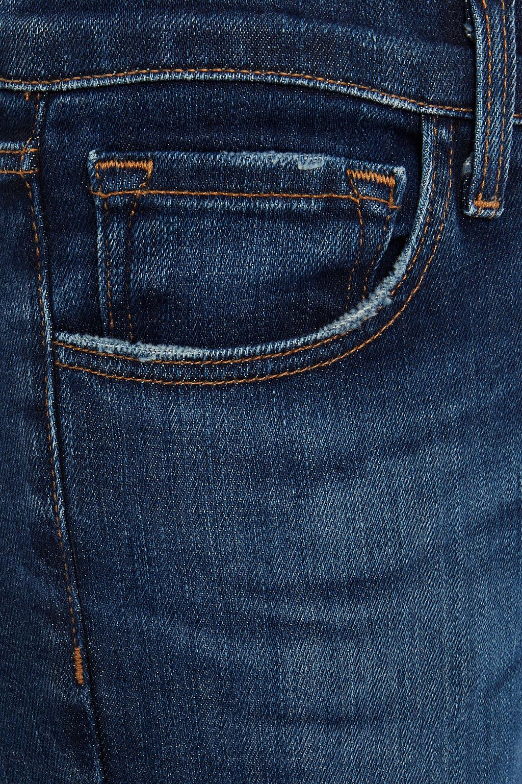 J BRAND Faded mid-rise kick-flare jeans