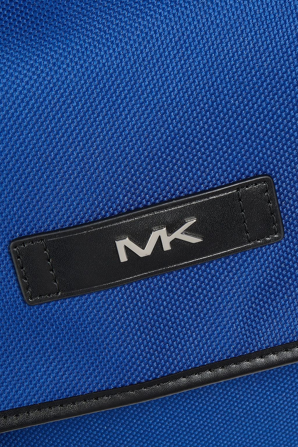 MICHAEL KORS Leather-paneled canvas messenger bag