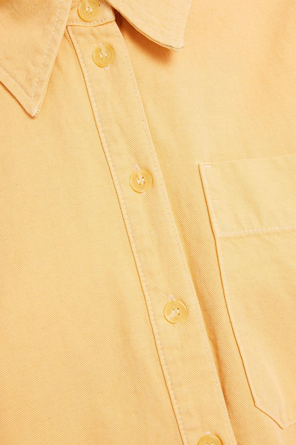 BAUM UND PFERDGARTEN Mahin cotton and linen-blend gabardine shirt
