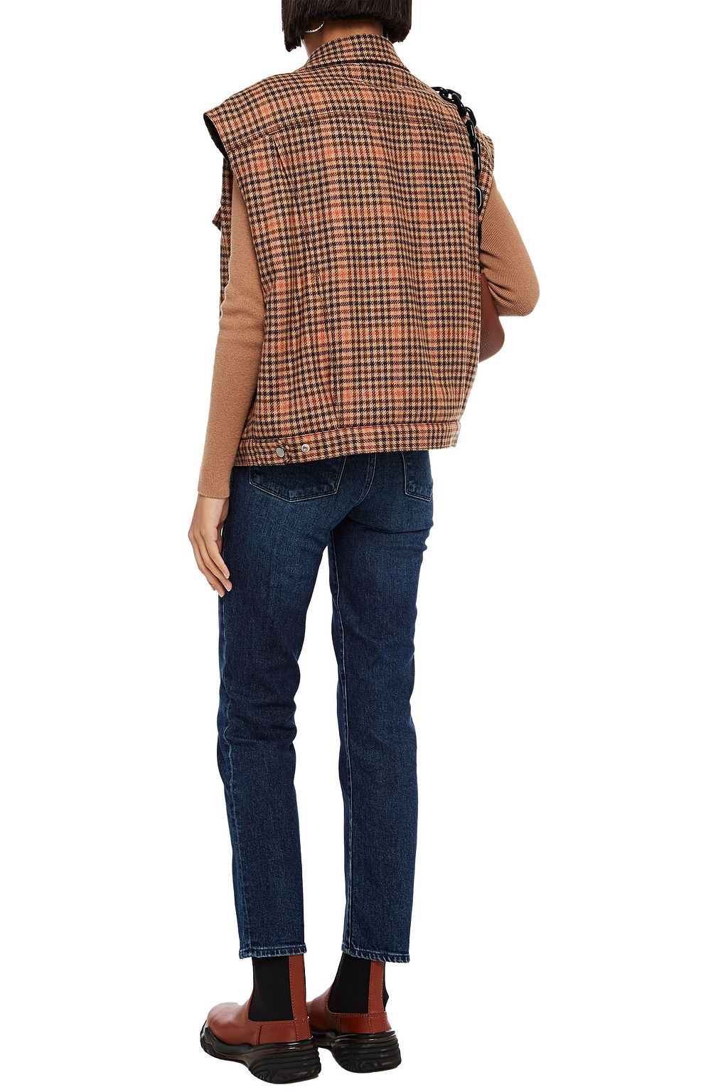 J BRAND Faded high-rise slim-leg jeans