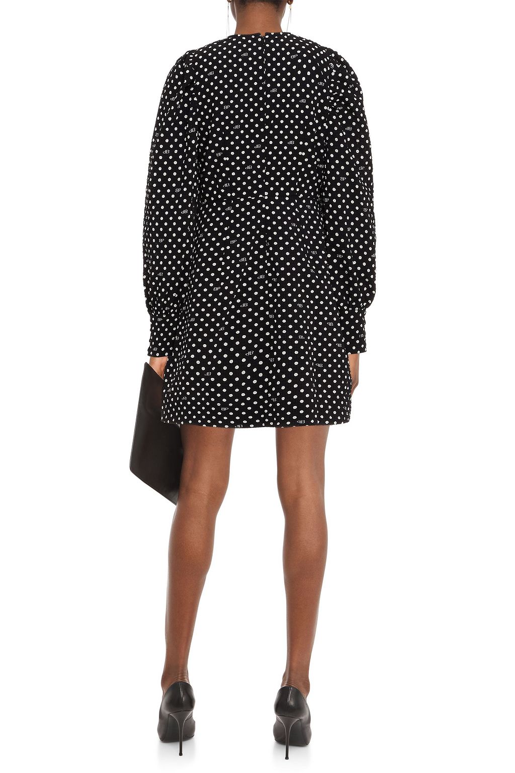 BAUM UND PFERDGARTEN Aidine polka-dot jacquard mini dress