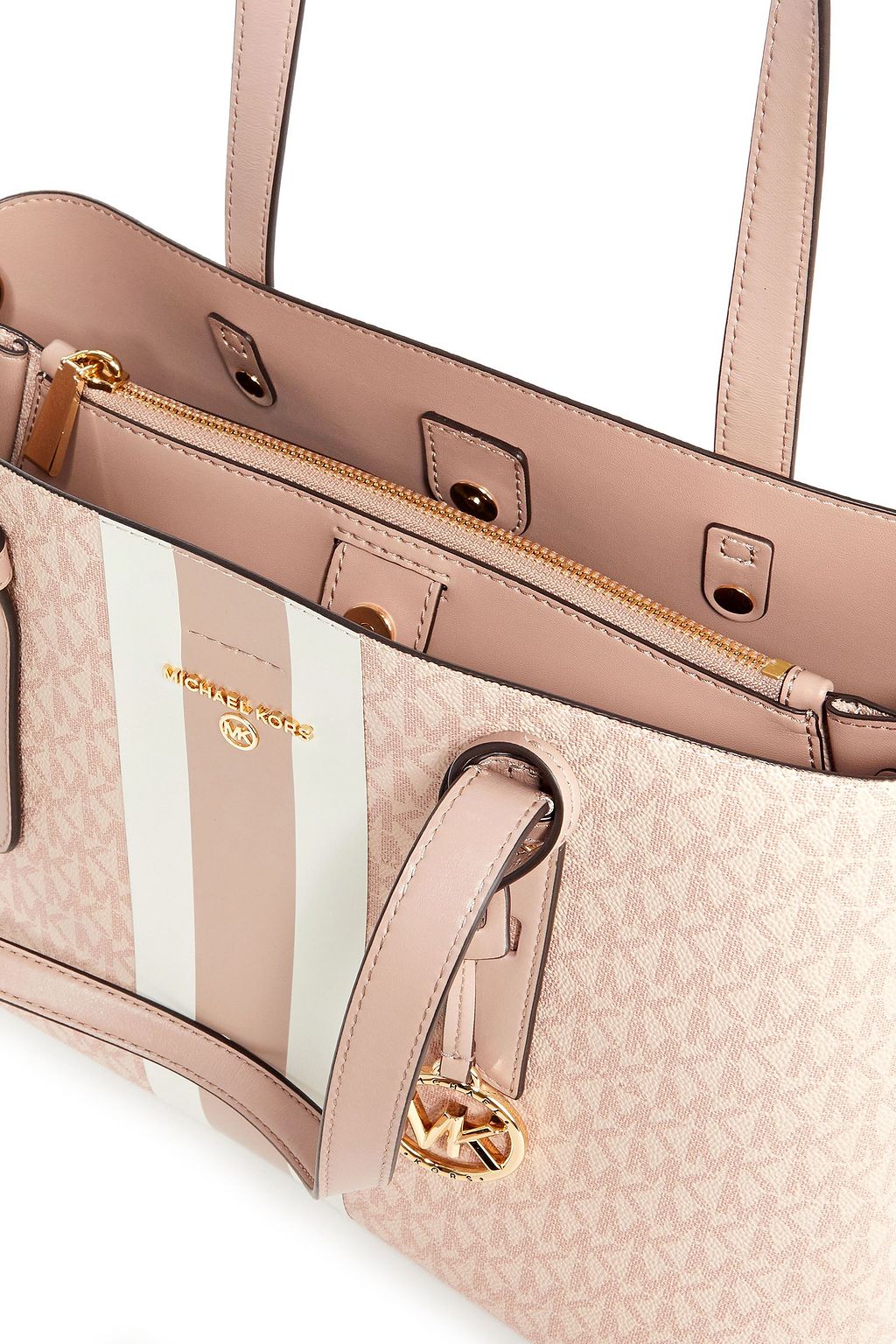 MICHAEL MICHAEL KORS ロゴプリントフェイクレザー トートバッグ