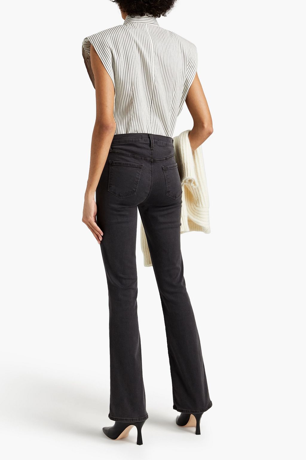 J BRAND High-rise flared jeans