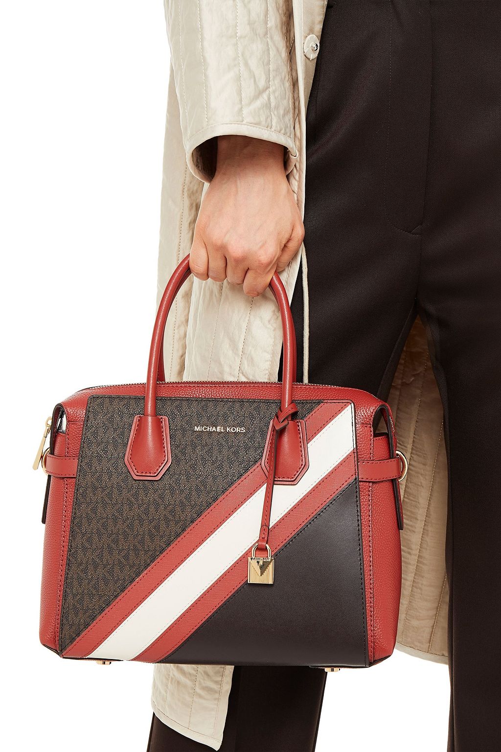 MICHAEL MICHAEL KORS Tote Bag aus Kunstleder mit Logoprint