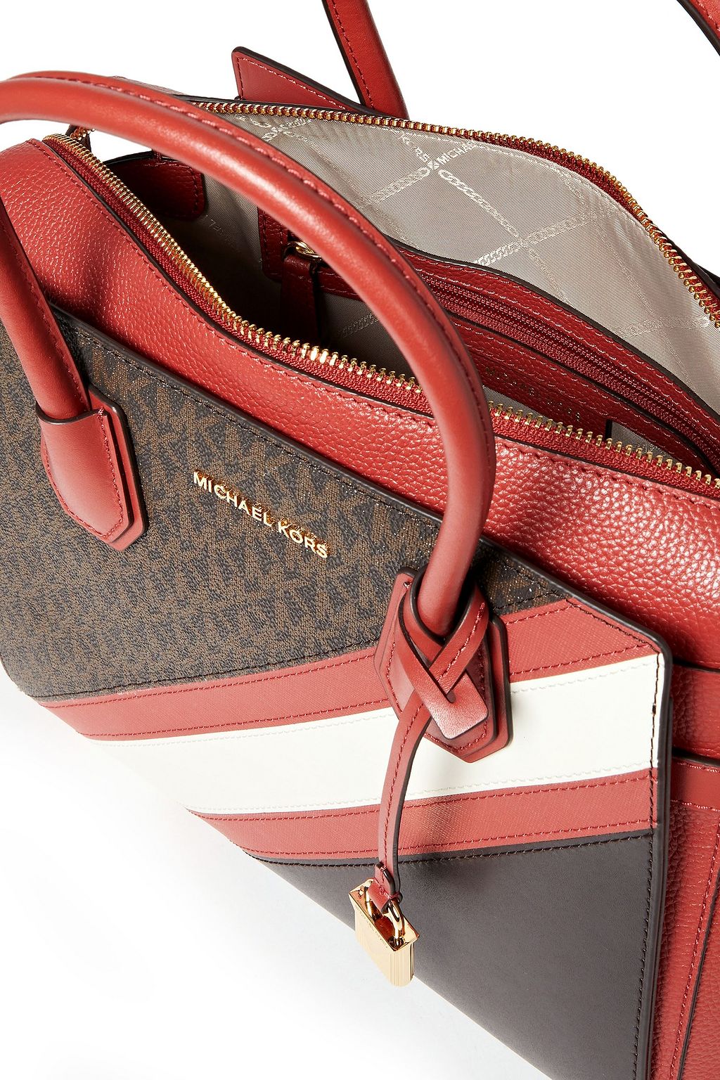 MICHAEL MICHAEL KORS Tote Bag aus Kunstleder mit Logoprint