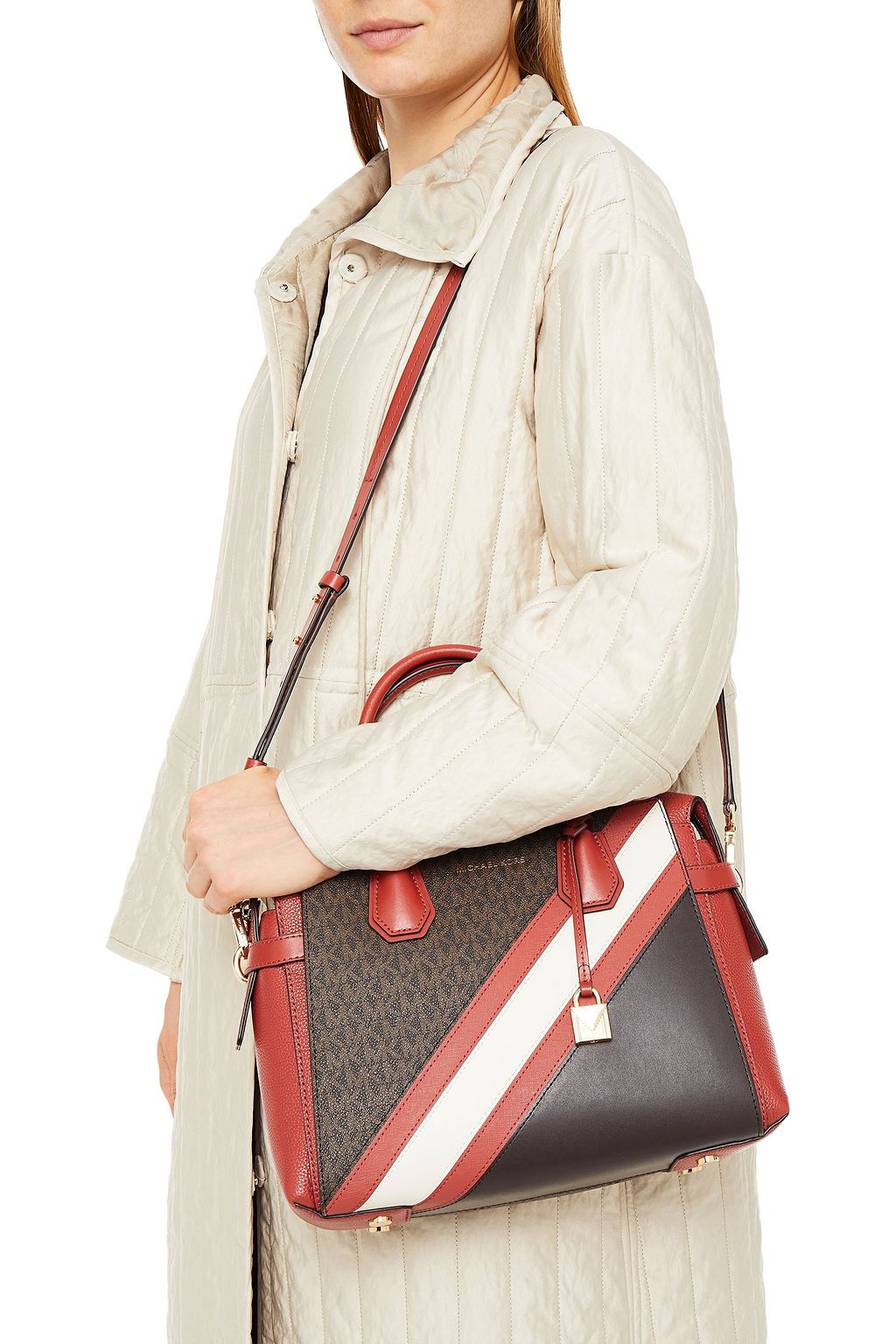 MICHAEL MICHAEL KORS Tote Bag aus Kunstleder mit Logoprint